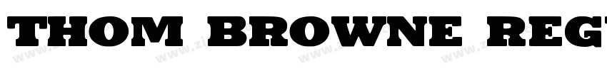 Thom Browne Regular字体转换